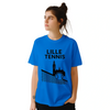 Image Blue de Lille Tennis Tshirt [color:blue] [view:front]