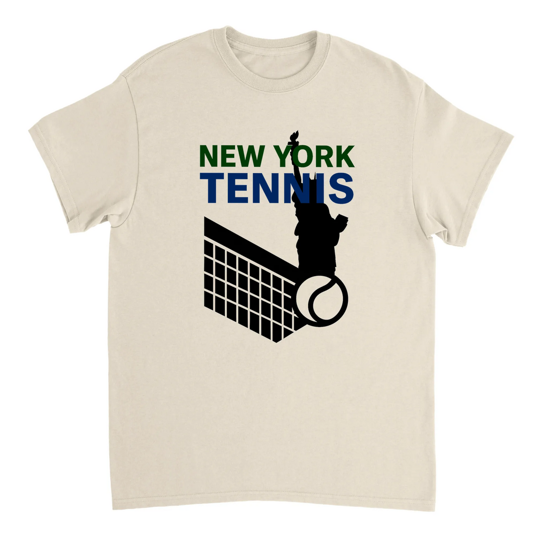 Image Natural de New York Tennis Tshirt 8 [color:natural] [view:front]
