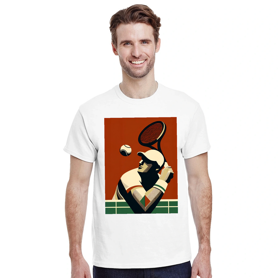 T-shirt T - shirt unique tennis passion sport un design moderne dynamique matches sorties incontournable maintenant style dure coton première qualité une tenue longue durée