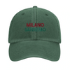 Image Green de Vintage Cap Milano Sanremo - Embroidered Design