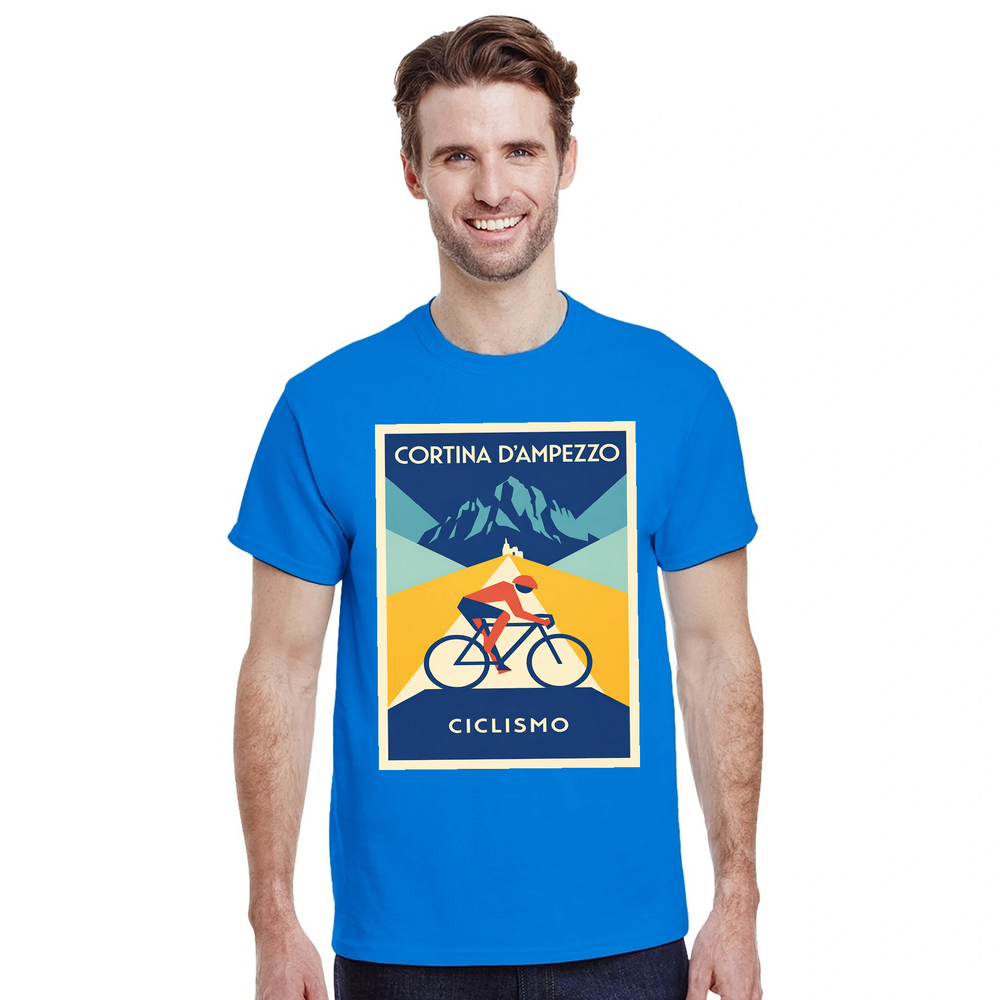 T-shirt Cortina d'Ampezzo Italy t shirt perfect blend style passion outdoors eye tee spirit cycling stunning Italian Alps yours today love adventure design sizes M L XL XXL