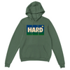 Sudadera Hard Tennis 3, cómoda y gruesa, mezcla de 50% algodón y 50% poliéster, con capucha forrada y puños acanalados