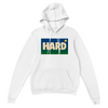 Sudadera Hard Tennis 3, cómoda y gruesa, mezcla de 50% algodón y 50% poliéster, con capucha forrada y puños acanalados