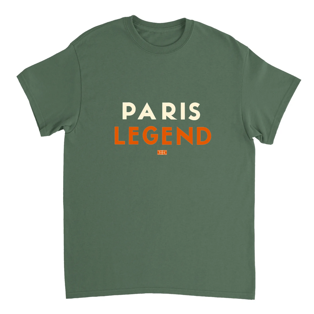 T-shirt T - shirt exclusif Tennis Paris Legend parfait passionnés style design unique esprit légendaire occasion le tailles S M L XL XXL