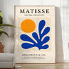 vibrant artistry space Henri Matisse poster stunning Papiers Découpés 17 design white orange art lovers print touch creativity room