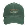 Cappellino vintage Formula 1 Moon con design ricamato, realizzato in cotone lavato al 100%, con visiera pre-curvata e chiusur