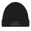 Image Black de Beanie Paris Handball  - Cotton Bio, Embroidered Design