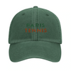 Image Green de Vintage Cap Paris Tennis 1 - Embroidered Design