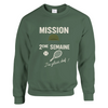 Maglione unisex Mission 2Eme Semaine Tennis in morbido cotone e poliestere, con taglio classico e finitura anti-pilling