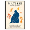 space exquisite Matisse Papiers Découpés 8 poster iconic white orange hues cutout art enthusiasts Henri wall available standalone print today framed