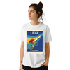 T-shirt Liège Belgium Cyclisme, ιδανικό για ποδηλάτες και καθημερινές εμφανίσεις, διαθέσιμο σε S, M, L, XL, XXL