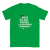 Image Green de Où est passée la deuxième semaine Tennis Tshirt