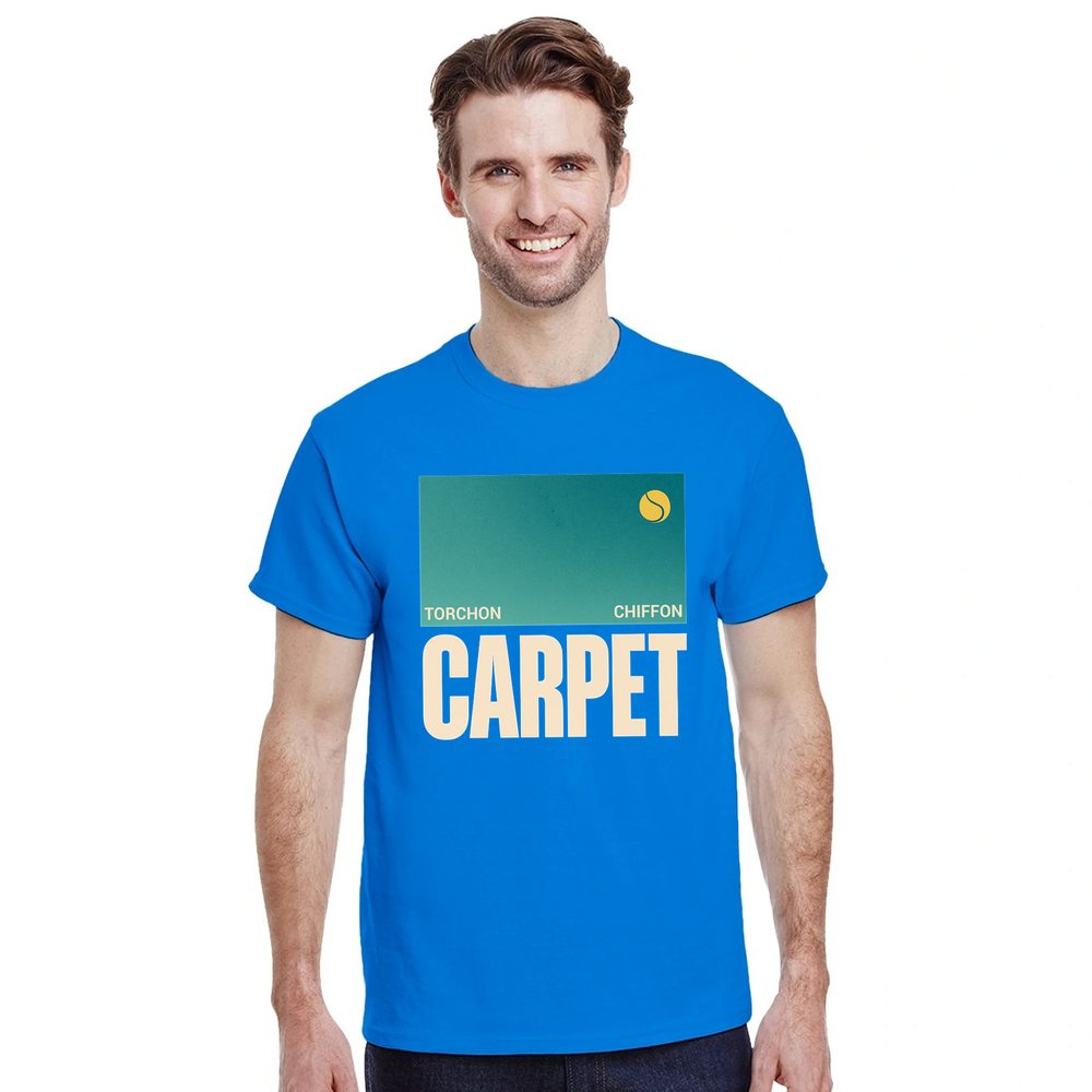 T-shirt wardrobe unique Torch Chiffon Carpet Tennis 52 T shirt stylish tee vibrant design perfect enthusiasts fashion lovers premium materials ultimate comfort attire size S M L XL XXL