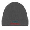 Image Grahite de Beanie Paris Handball  - Cotton Bio, Embroidered Design