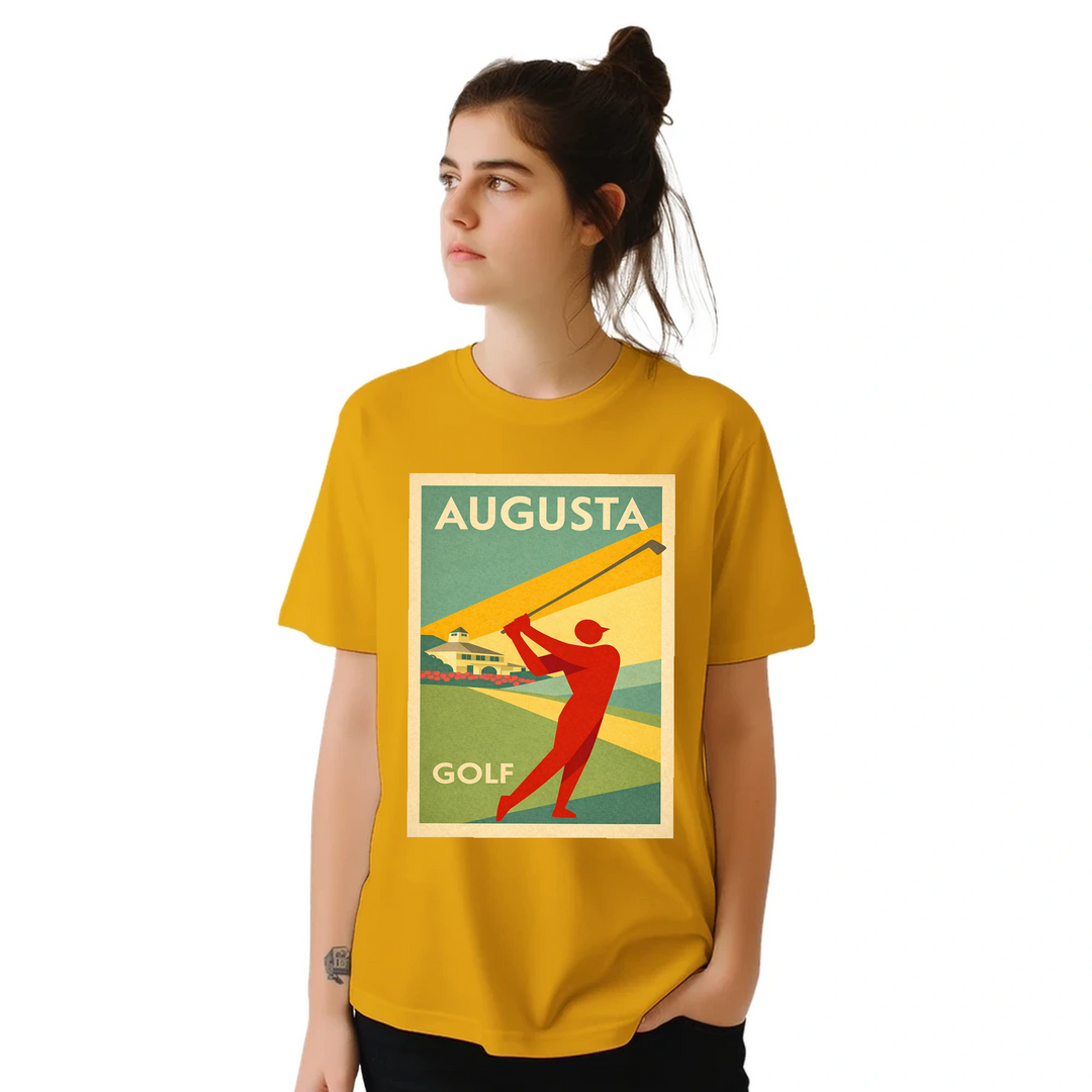 Camiseta com um gráfico do Augusta National Golf Club
