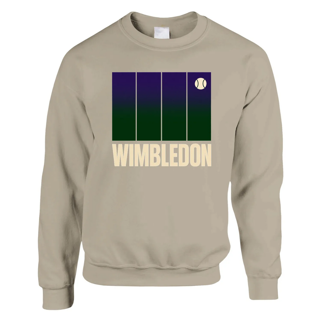 Wimbledon tenisa džemperis, kas nodrošina komfortu un stilu, izgatavots no mīksta kokvilnas un poliestera maisījuma, ar klasi