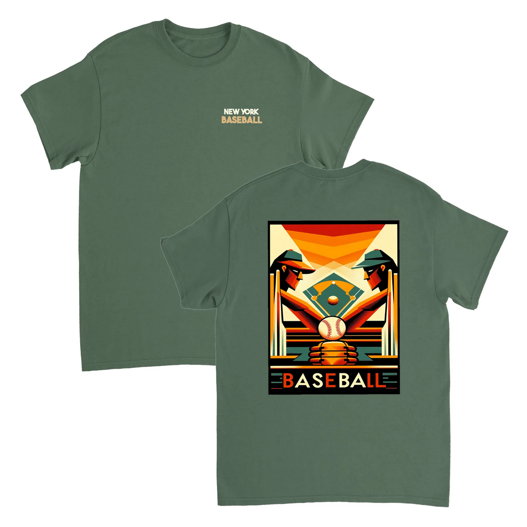 Koszulka baseballowa z Nowego Jorku, stylowy design oddający ducha gry i miasta, idealna dla każdego fana