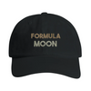 Vintage izšūta cepure ar Formula 1 Moon dizainu, zems profils, ikdienišķs