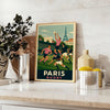 Affiche rugby vintage un incontournable passionnés ballon ovale art esprit matchs Paris formats A4 cm A0 vôtre