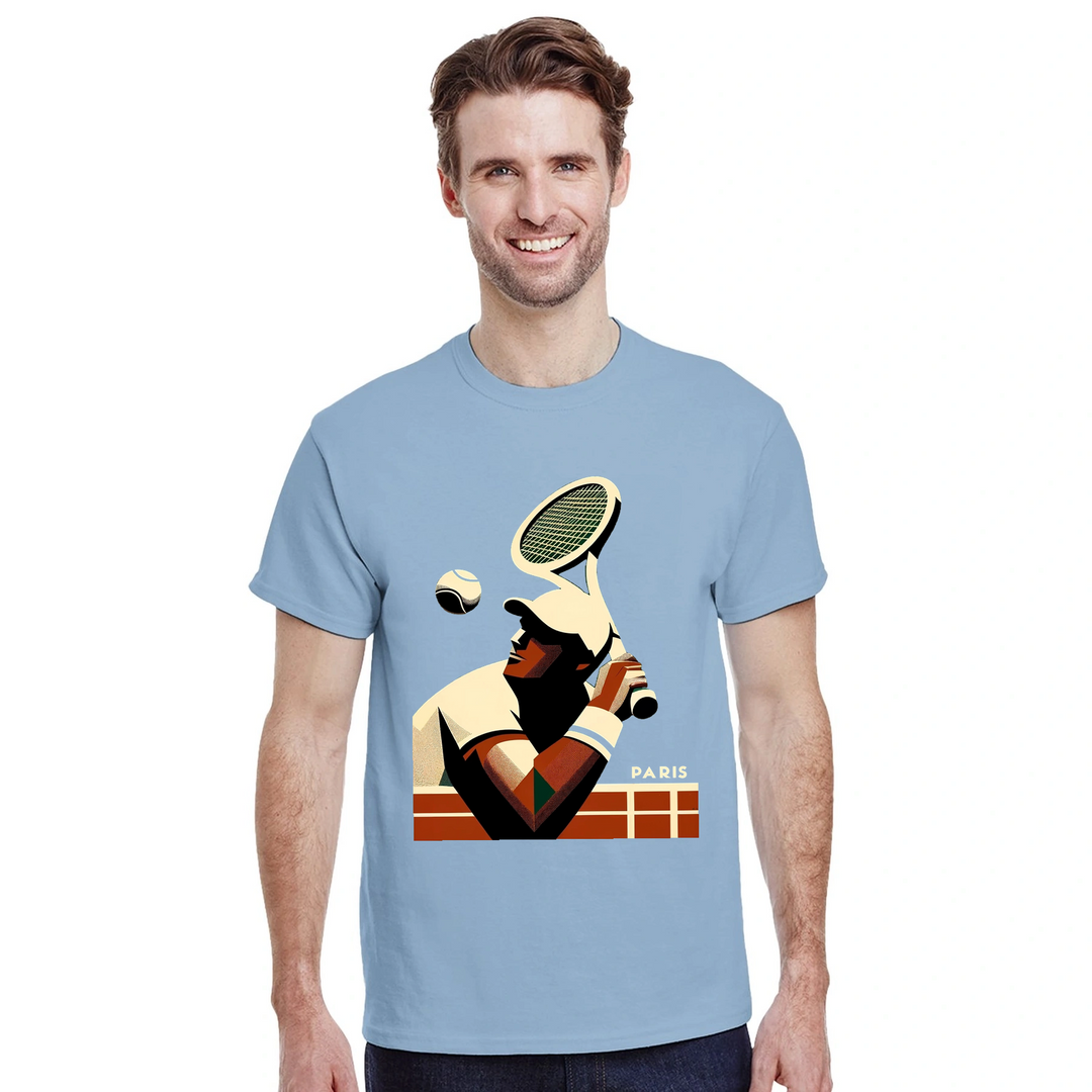 T-shirt de ténis elegante em tecido suave e respirável, ideal para treinos ou saídas casuais. Disponível nos tamanhos S, M, L