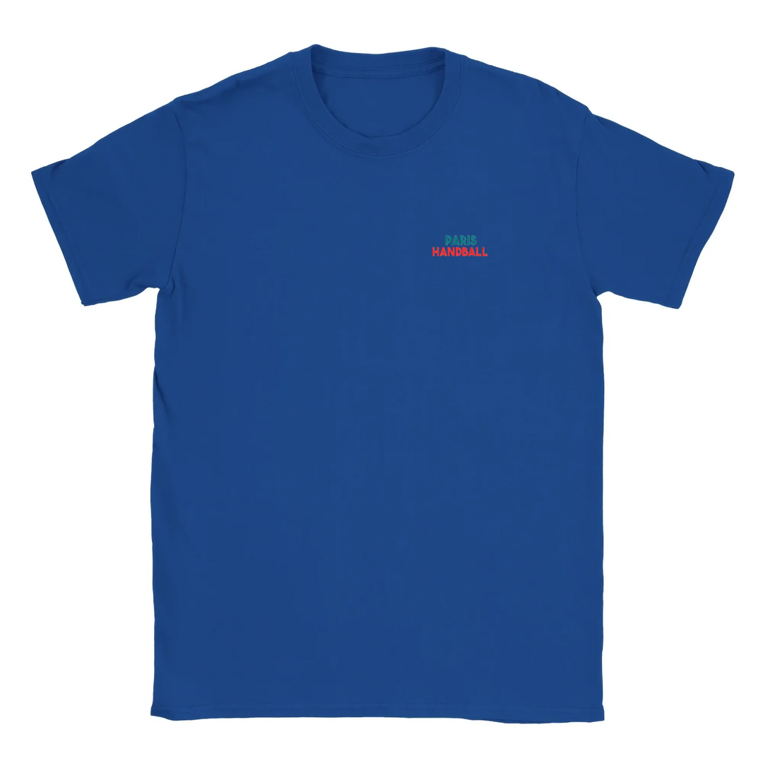 Image Navy de Tee-shirt Paris Handball - Embroidered Design [color:navy] [view:front]
