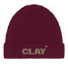 Czapka beanie Clay Tennis Sport z haftem, wykonana w 100% z organicznej bawełny. Lekka i przewiewna, idealna na każdą porę ro