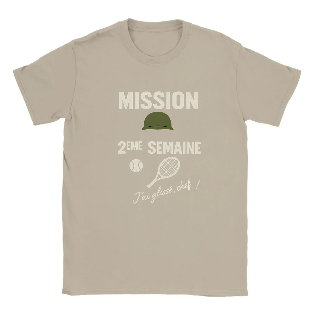 Image Sand de Mission 2eme Semaine Tennis Tshirt 4