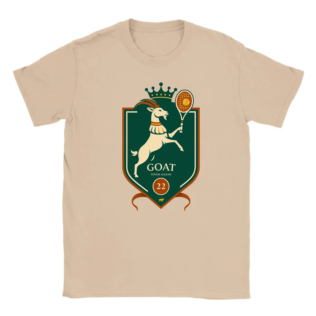 T-shirt T exclusif Tennis GOAT Rafa passion style amateurs - chemise célèbre légende court toutes occasions confort unique douceur coton naturel