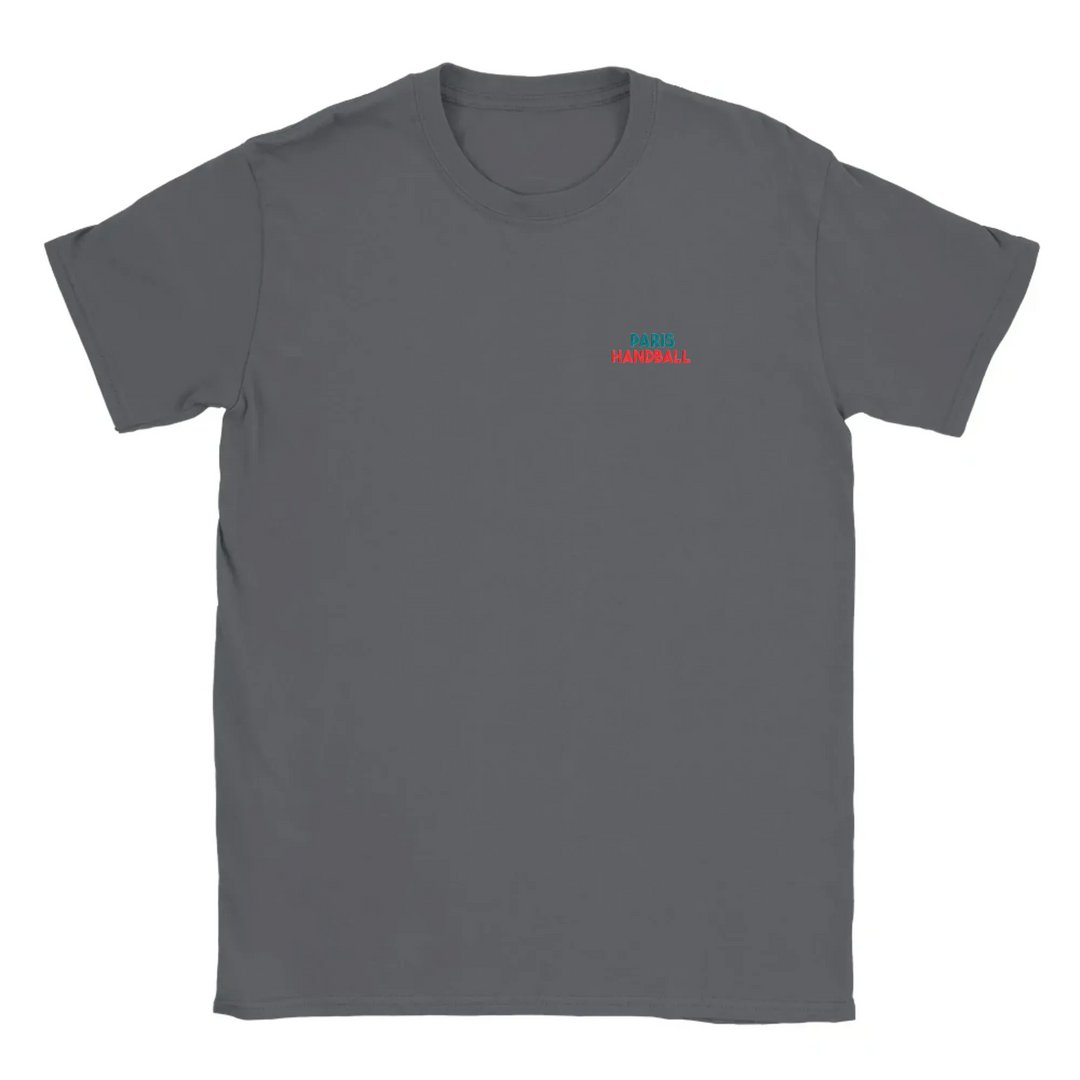 Image Dark Grey de Tee-shirt Paris Handball - Embroidered Design [color:dark-grey] [view:front]