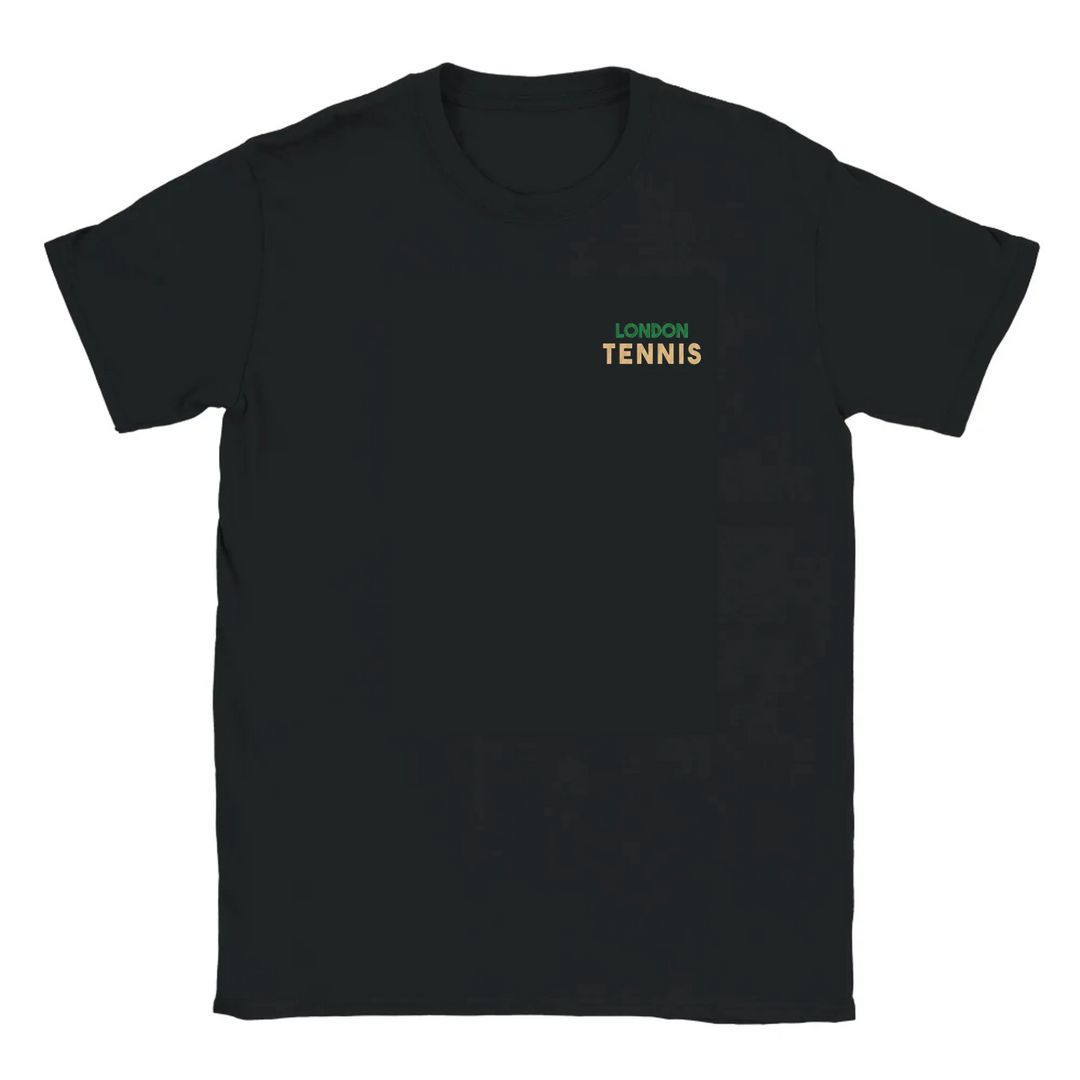 comfort London Tennis 1 Embroidered T shirt soft feel perfect DTG printing seamless double needle neckline tubular cut detachable label tee style rebranding ease range colors needs