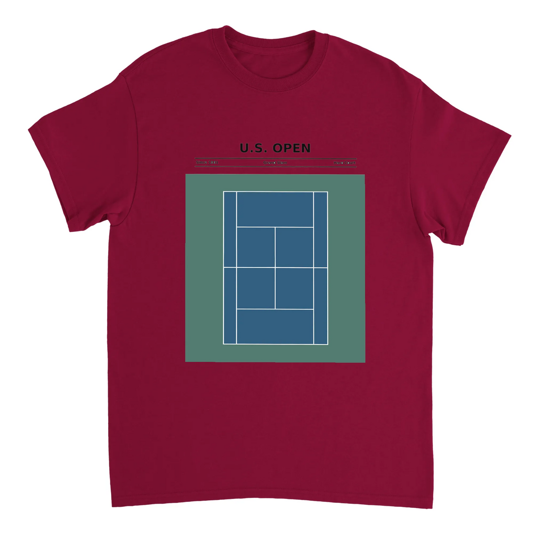 Camiseta temática del US Open, perfecta para los amantes del tenis. Confeccionada en algodón suave y transpirable, ideal para