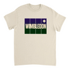 T-shirt de ténis Wimbledon, ideal para fãs e jogadores, com um design vibrante e confortável em algodão respirável