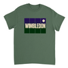 T-shirt de ténis Wimbledon, ideal para fãs e jogadores, com um design vibrante e confortável em algodão respirável