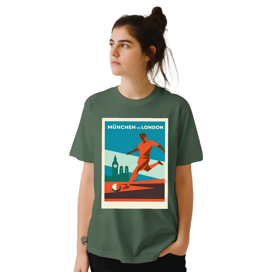 T-shirt love Munich legendary football scene stylish Germany T shirt comfort tee perfect matches casual outings yours today passion sizes available M L XL XXL