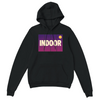 Hoodie de ténis indoor, confortável e estiloso, feito em mistura de algodão e poliéster, com capuz forrado e bolso frontal