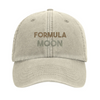 Cappellino vintage Formula 1 Moon con design ricamato, realizzato in cotone lavato al 100%, con visiera pre-curvata e chiusur
