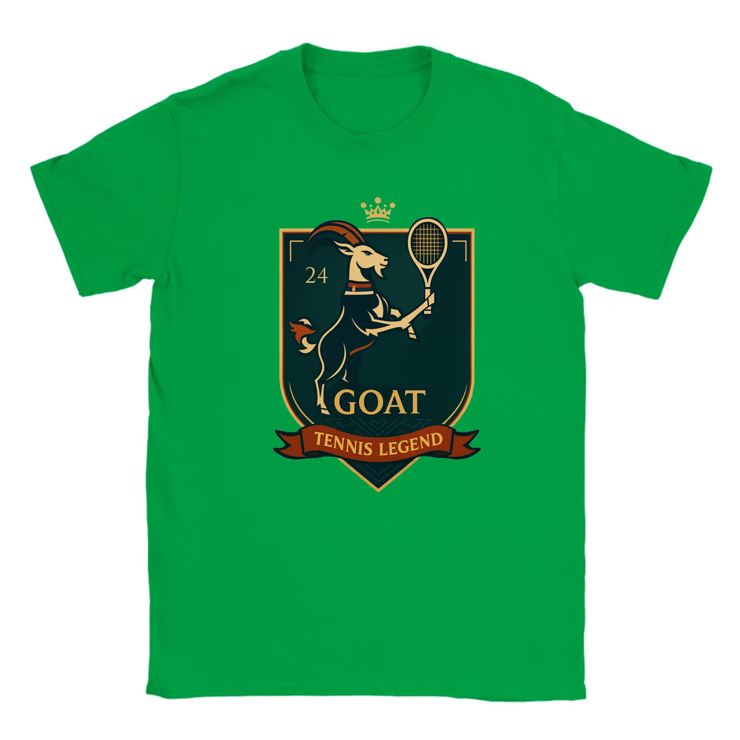 Image Green de Tshirt Tennis GOAT Nole