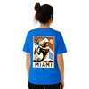 T-shirt Miami Tennis: design vibrante che cattura lo spirito energetico del tennis a Miami, in cotone morbido e traspirante p