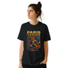 T-shirt time vintage 1924 Paris tennis t shirt unique tee whimsical cartoon design spirit classic sportsmanship lovers enthusiasts yours today effortless style comfort premium cotton durability