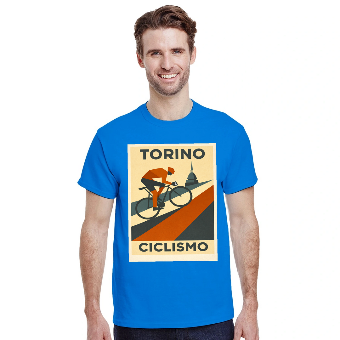 T-shirt love Turin Italy Cycling T shirt unique tee stylish design scenic routes perfect enthusiast passion beautiful city sizes available M L XL XXL