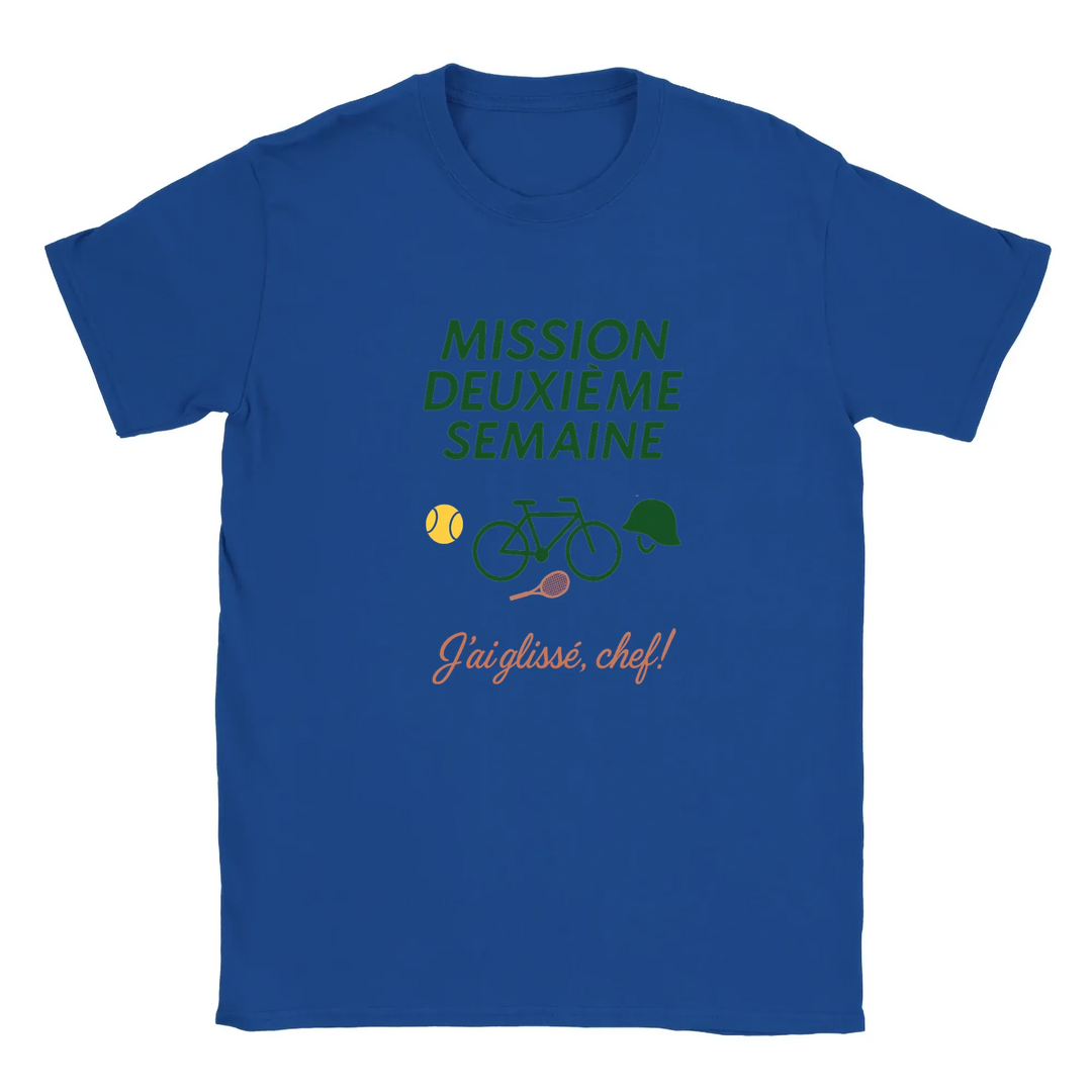 Image Navy de Mission 2eme Semaine Tennis Tshirt 2