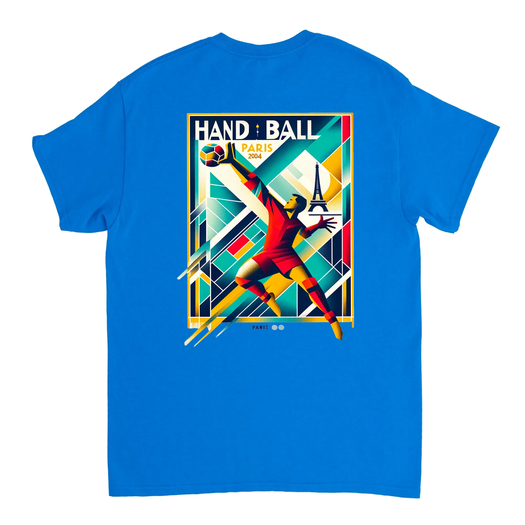 Handball Paris T-shirt med stilren design som hyllar handbollen och Paris. Finns i storlekarna S till XXL