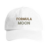 Vintage izšūta cepure ar Formula 1 Moon dizainu, zems profils, ikdienišķs