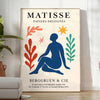 space vibrant Matisse Papiers Découpés 9 poster classic white orange hues Henri print essence iconic cutouts art lover collection