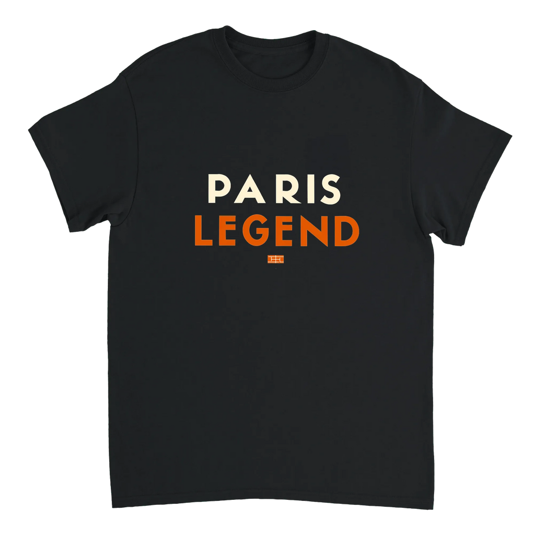 T-shirt T - shirt exclusif Tennis Paris Legend parfait passionnés style design unique esprit légendaire occasion le tailles S M L XL XXL