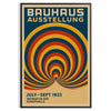 space Bauhaus Circle Poster stunning piece art bold blue red hues vintage craftsmanship wall available A4 cm A0