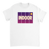 Camiseta de ténis indoor, perfeita para entusiastas do desporto, feita em algodão durável e confortável