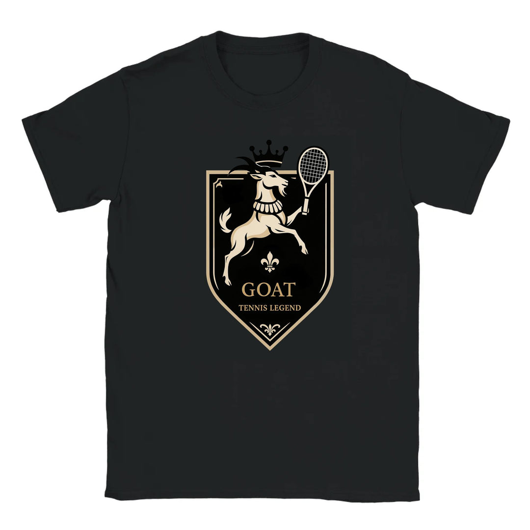 Image Black de Tshirt Tennis Legend GOAT2