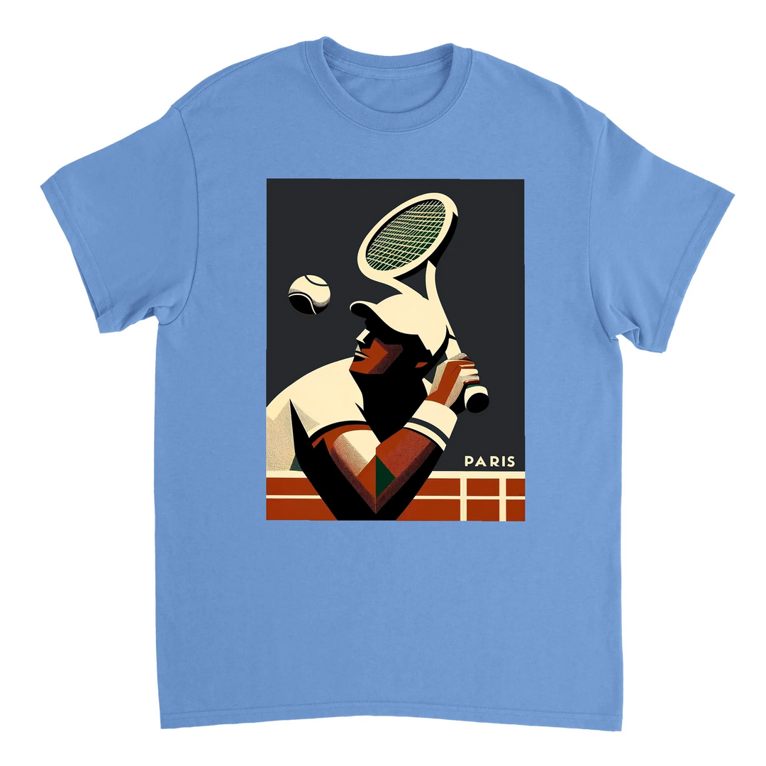 T-shirt da tennis elegante e confortevole, ideale per giocatori e appassionati, realizzato in cotone naturale e traspirante