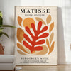 space stunning Matisse Papiers Découpés No . 12 poster bold black orange hues Henri cutout art piece modern touch room enthusiasts sizes A4 cm A0